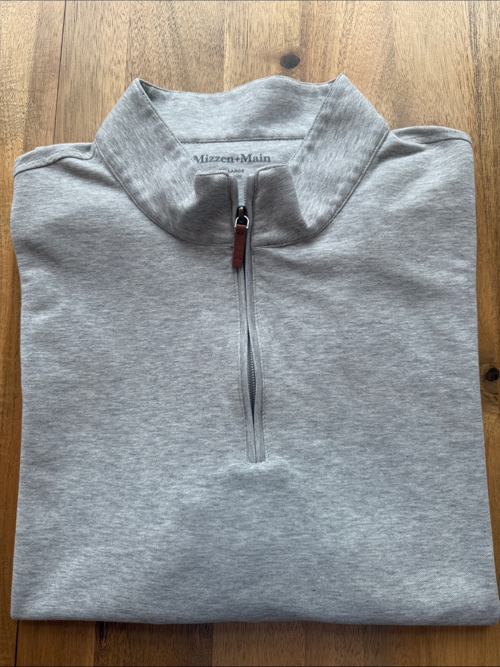 Men’s Mizzen+Main Quarter Zip Pullover Sweater